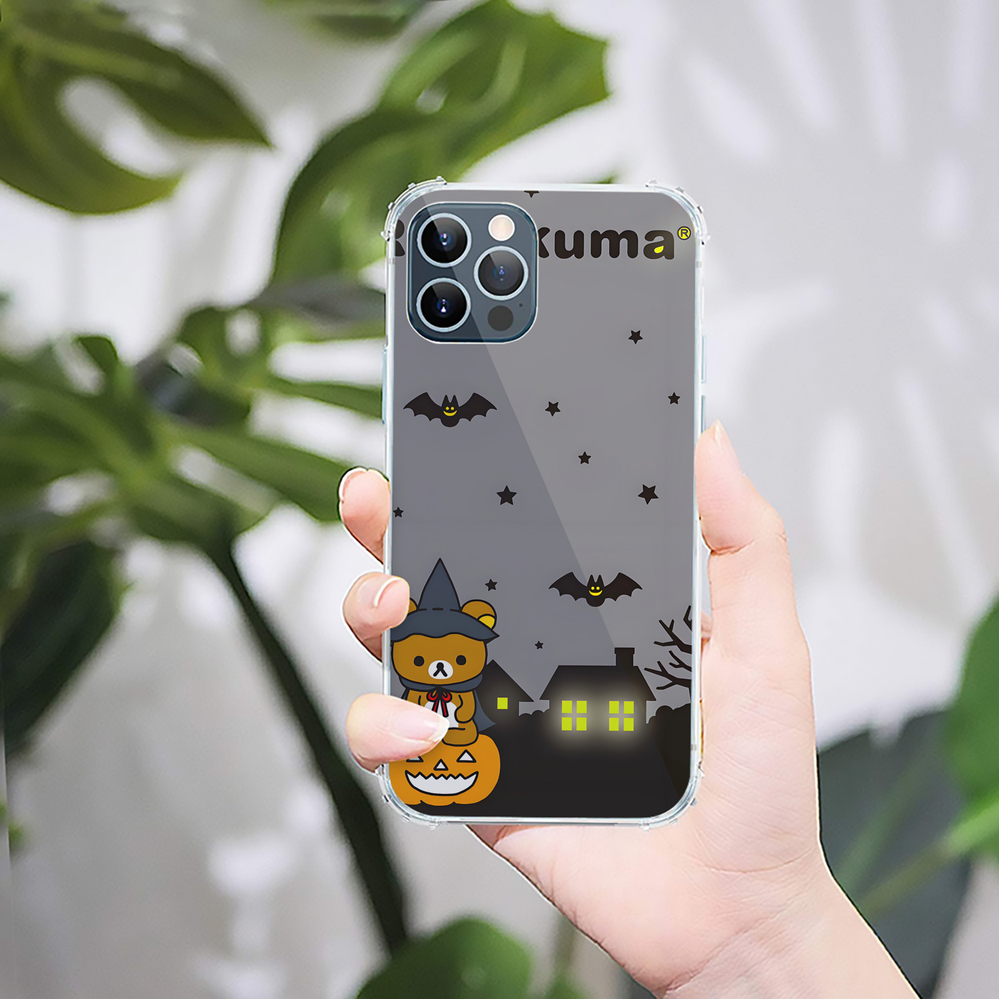 （画像用） リラックマ リラックマ キイロイトリ Rilakkuma Korilakkuma Kiiroitori 【iPhone 12シリーズ対応】透明スマホケース（クリアソフトケース）